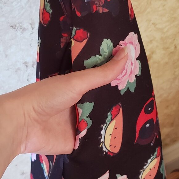Deadpool Taco Floral print skater dress - Picture 5 of 9